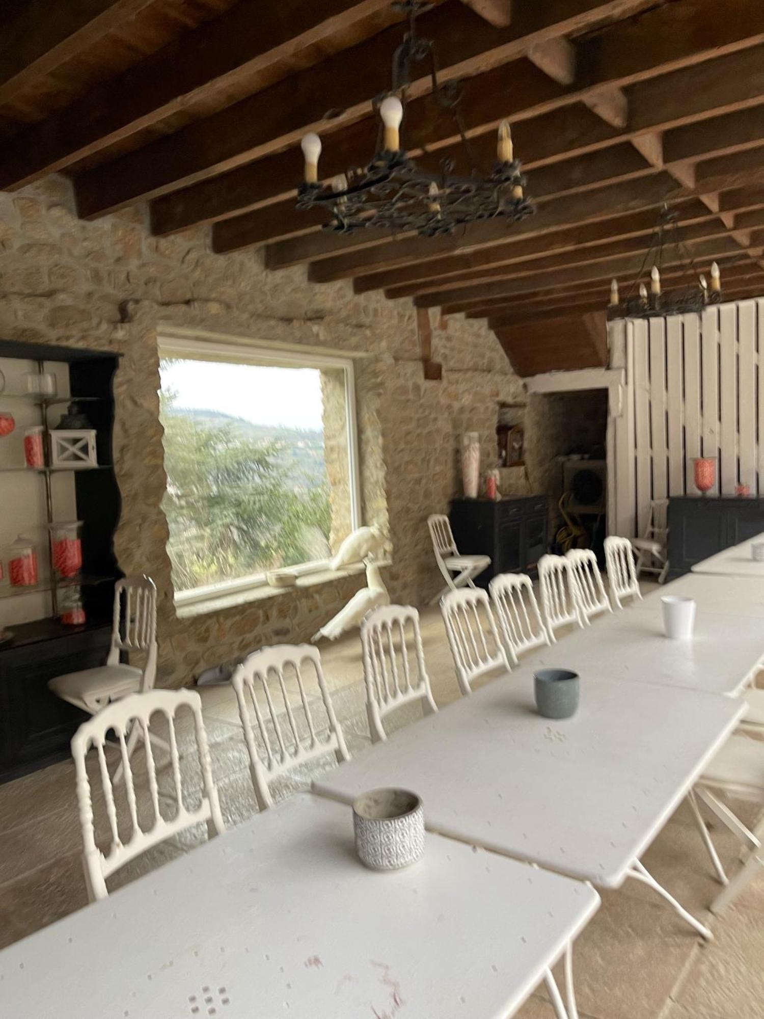 Manoir Majestueux A Satillieu Avec Piscine Privee 외부 사진
