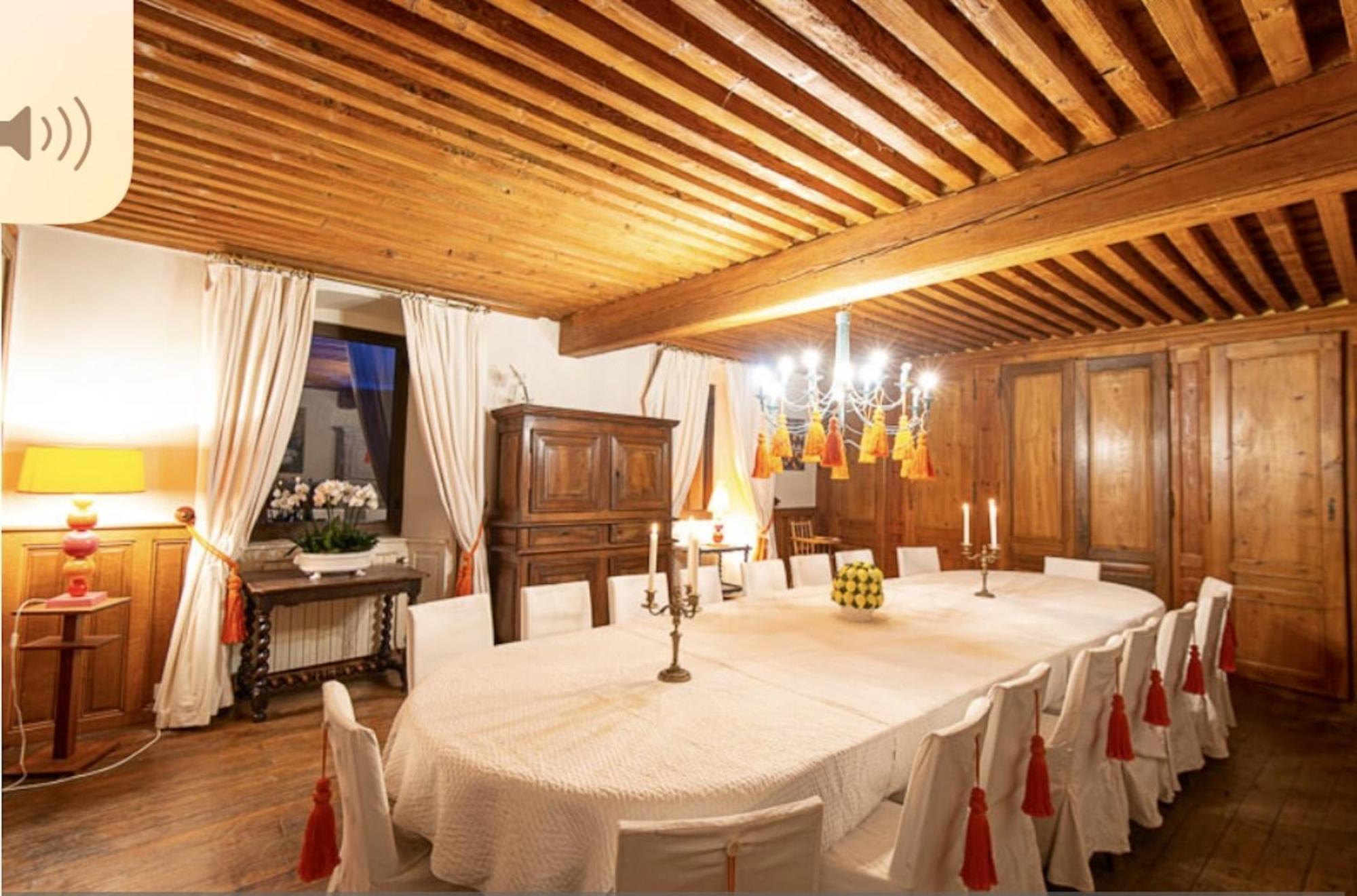 Manoir Majestueux A Satillieu Avec Piscine Privee 외부 사진
